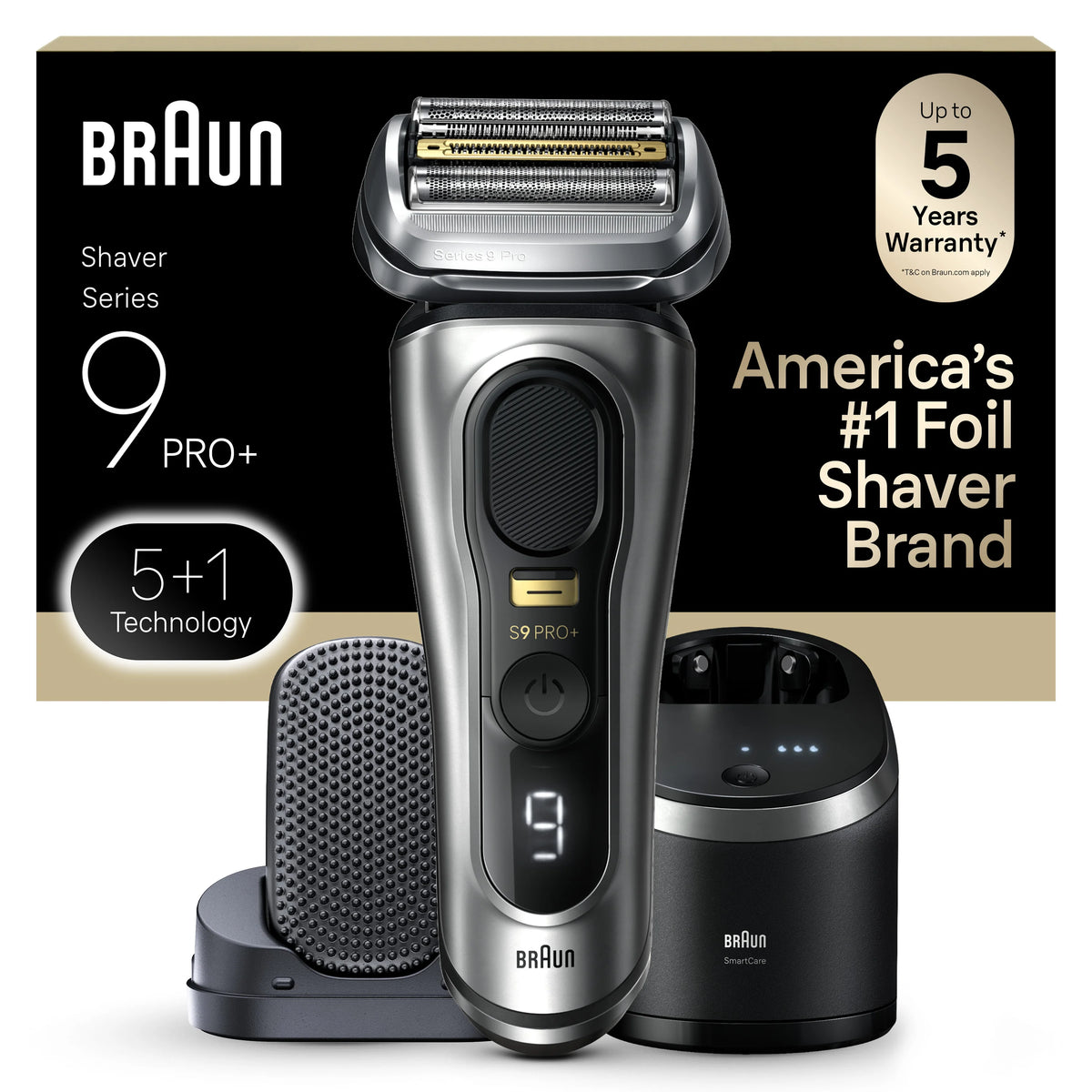 Series 9 PRO+ Electric Shaver with  6-in-1 SmartCare Center, ProComfort Head, 9597cc