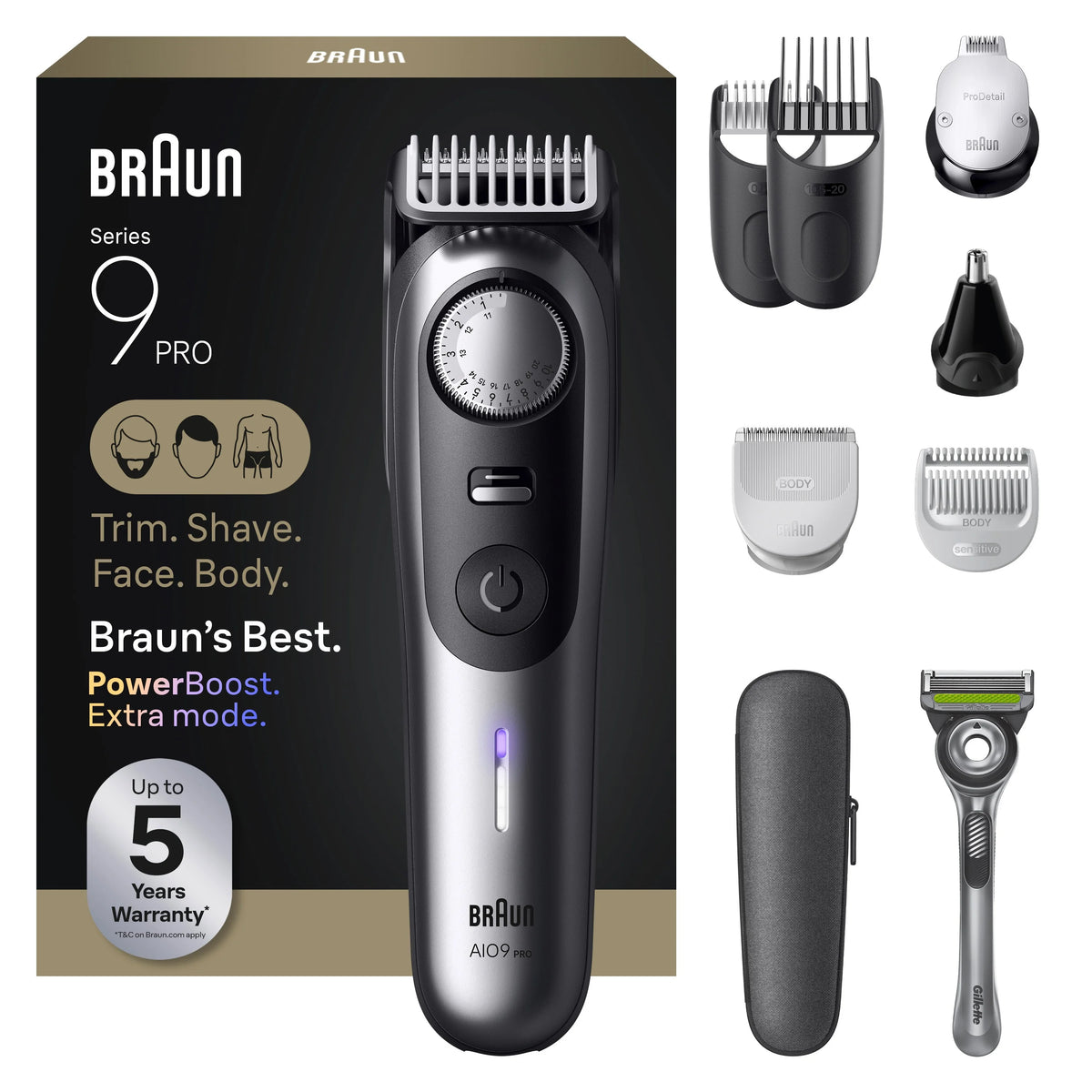 All-in-One Trimmer Series 9 PRO AIO9550, 13-in-1 Kit
