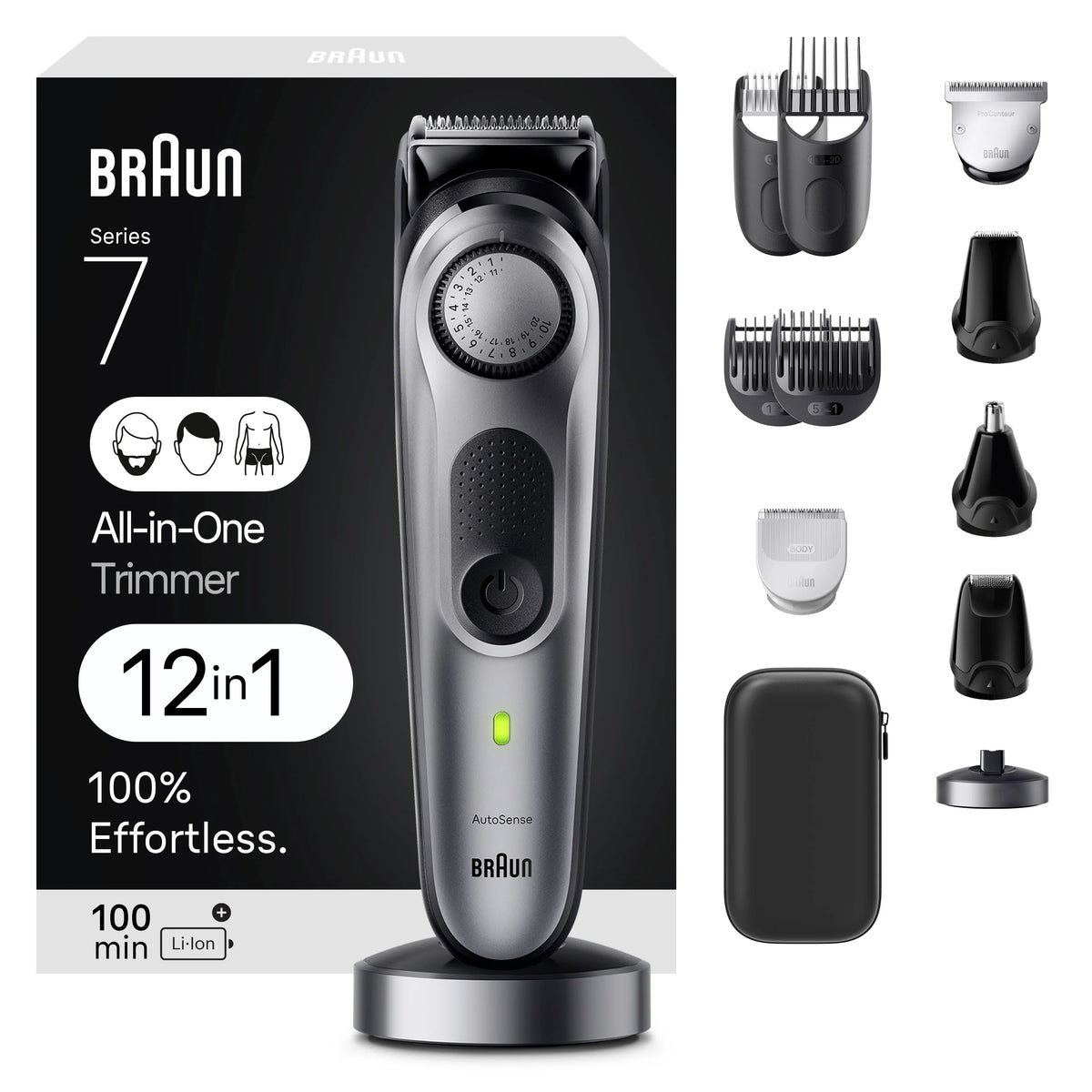 All-in-One Series 7 Trimmer, 12-in-1 Kit, 7440