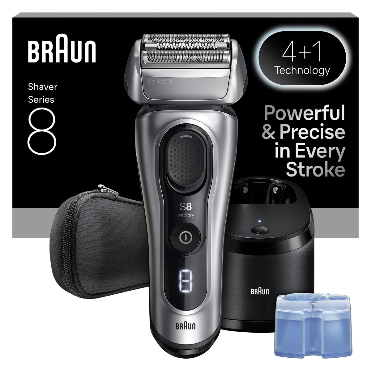 Series 8 Electric Shaver with 5-in-1 SmartCare Center, 8567cc